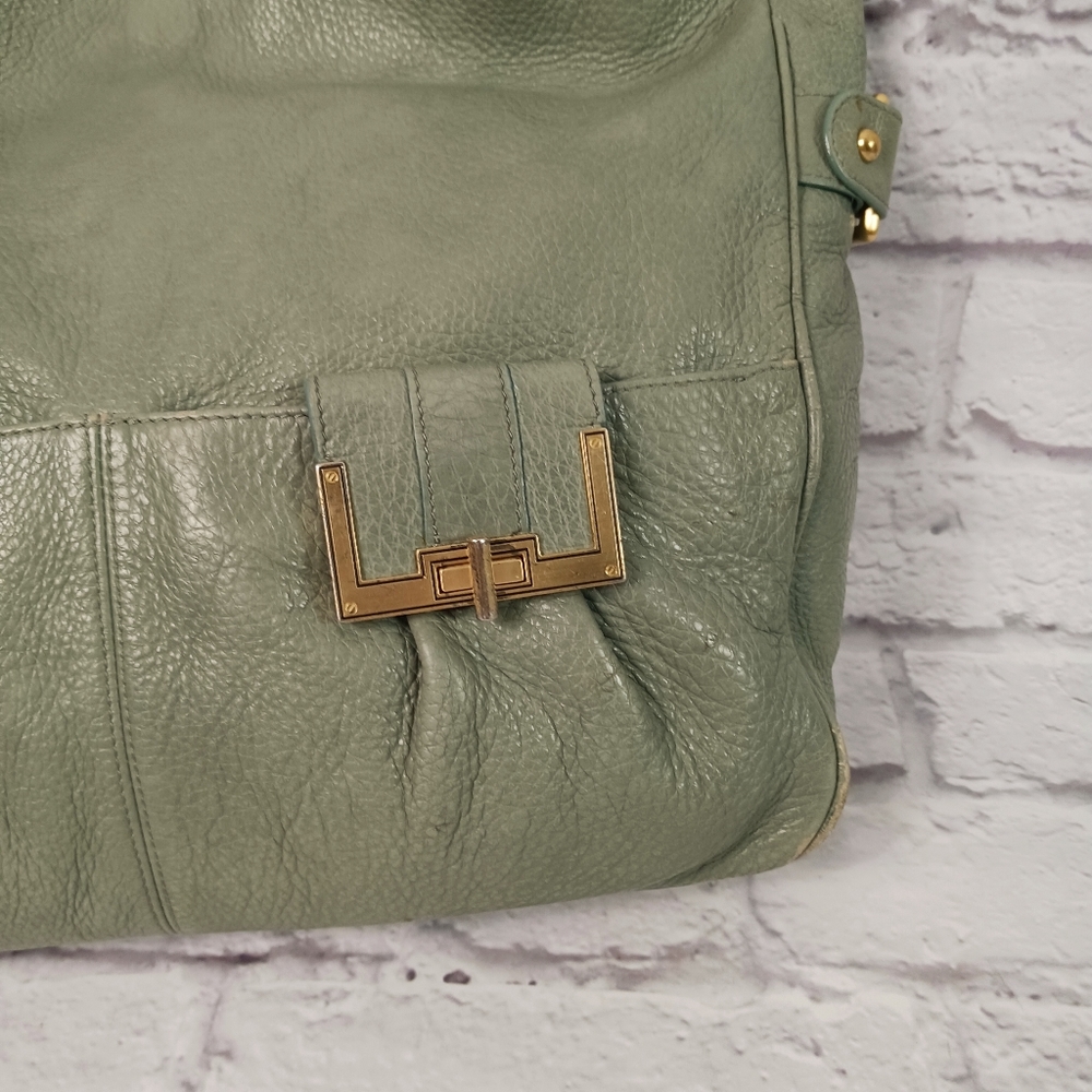 Brahmin green pebbled leather shoulders bag - Picture 5 of 16